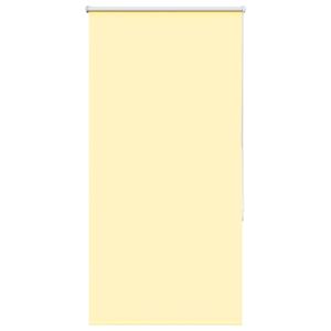 vidaXL Rullgardin m&ouml;rkl&auml;ggningsgul 70x130 cm tyg bredd 65,7 cm