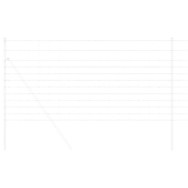 vidaXL Vild St&auml;ngsel Galvaniserad 1000 x 120 x 0,18 cm J&auml;rn