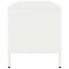 vidaXL Tv-b&auml;nk vit 135x39x43,5 cm kallvalsat st&aring;l