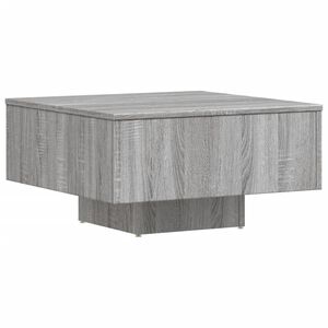 vidaXL Soffbord gr&aring; sonoma-ek 60x60x31,5 cm konstruerat tr&auml;