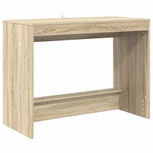 vidaXL Skrivbord f&ouml;r s&auml;ng Sonoma-ek Konstruerat tr&auml; 100 x 45 x 75 cm