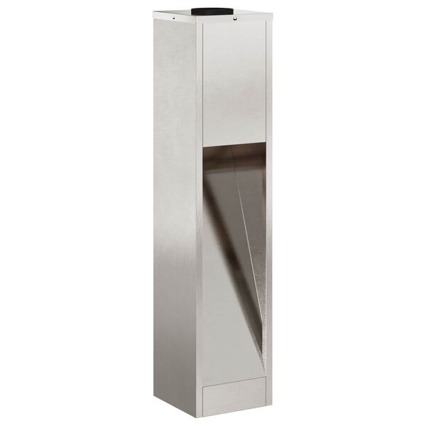 vidaXL Solcell LED-v&auml;gbelysning 2 pcs Silver Rostfritt st&aring;l