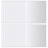 vidaXL Spegelplattor 48 st fyrkantig spegelglas