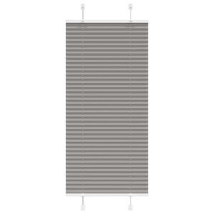 vidaXL Plisserad persienn antracit 60x150cm tyg bredd 59,4cm polyester