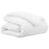 vidaXL 2-i-1 Dunt&auml;cke 220 x 200 x 10 cm Vinter Polyester Vit