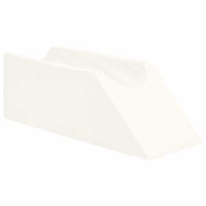 vidaXL Ben Kudde 68 x 25 x 21,5 cm Fast PU skum Vit