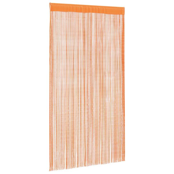 vidaXL Stränggardiner 2 st orange 140x250 cm