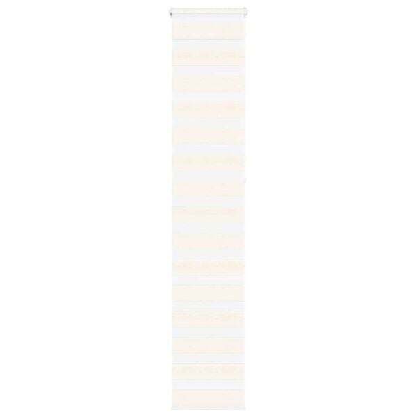 vidaXL Rullgardin zebra 45x230 cm tyg bredd 40,9 cm polyester