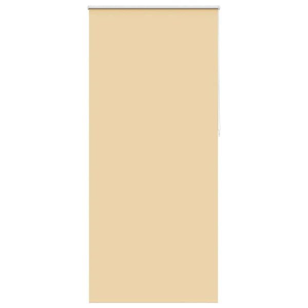 vidaXL Rullgardin beige 120 x 230 cm m&ouml;rkl&auml;ggande