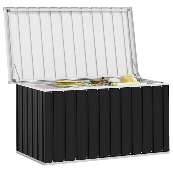 vidaXL Dynbox antracit 129x67x65 cm