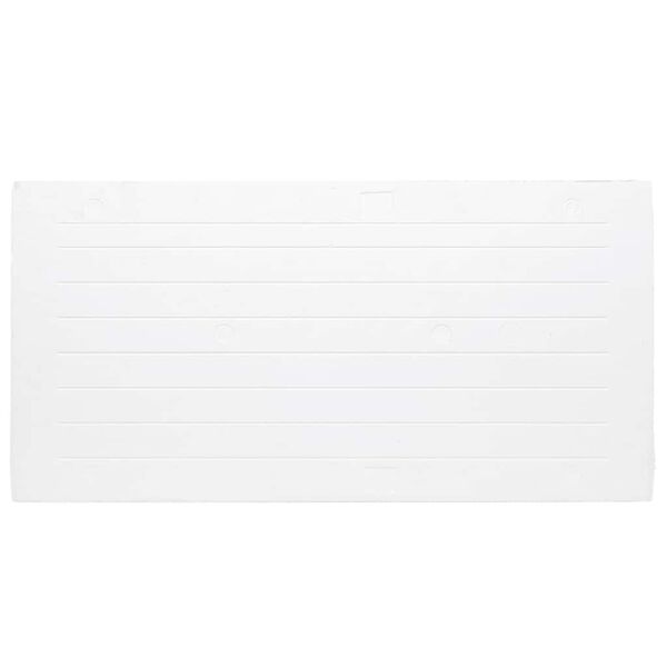 vidaXL V&auml;ggpaneler 3D 10 st r&ouml;d 100x50 cm EPS