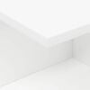 vidaXL S&auml;ngbord Vit 40 x 30 x 25 cm Konstruerat tr&auml;