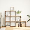 vidaXL Bokhylla/Rumsavdelare 3 hyllor 137,5x29x103,5cm konstruerat tr&auml;