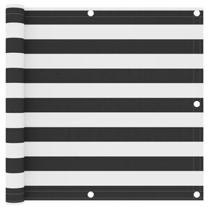 vidaXL Balkongsk&auml;rm antracit och vit 90x300 cm oxfordtyg