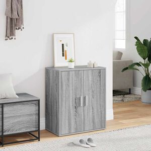 vidaXL Skost&auml;ll gr&aring; sonoma 60x35x70 cm konstruerat tr&auml;