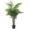 vidaXL Konstv&auml;xt palm 18 blad 80 cm gr&ouml;n