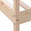 vidaXL Dagb&auml;dd utan madrass 75x190 cm massiv tr&auml; furu