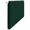 vidaXL Headboard Cushion "Hanko" Dark Green 200 cm Velvet
