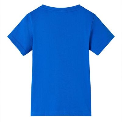 T-shirt för barn stark blå 92