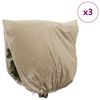 vidaXL Frostskydd f&ouml;r v&auml;xtfleece&ouml;verdrag 3 pcs Beige 3,5 x 3,93 m