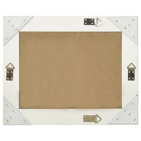 vidaXL Väggspegel barockstil 50x40 cm vit