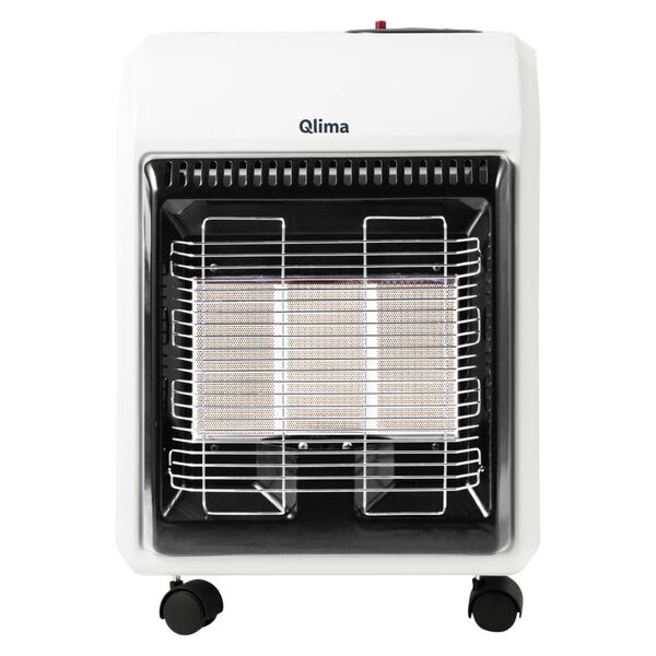 Qlima 2-i-1 Gasolv&auml;rmare GH 741 RM 4,1 kW vit