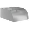 vidaXL Vattenfall med LED 30x34x14 cm rostfritt st&aring;l 304