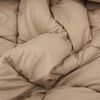 vidaXL Full &Aring;rs-Duvet Taupe 220 x 260 cm Mikrofiber