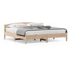 vidaXL S&auml;ngram utan madrass 200x200 cm massiv furu