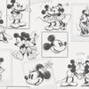 Noordwand Tapet Kids @ Home Mickey and Minnie Sketch svart vit