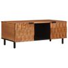 vidaXL Kaffeebord Brun 100 x 54 x 40 cm Massivt mangotr&auml;