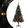 vidaXL Julgran Svart 150 cm PVC