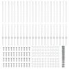 vidaXL St&auml;ngsel med stolpe Silver 1,2 x 50 m St&aring;l