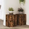 vidaXL V&auml;xtst&auml;ll 2 st r&ouml;kf&auml;rgad ek 25x25x35 cm konstruerat tr&auml;