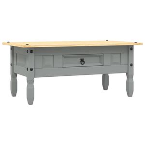 vidaXL Soffbord mexikansk coronastil furu gr&aring; 100x55x44 cm