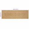 vidaXL Omr&aring;desmatta Beige 80 x 300 cm Jute