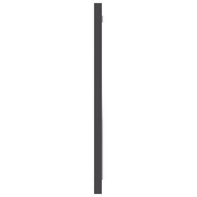 vidaXL Badrumsspegel grå 40x1,5x37 cm spånskiva