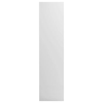 vidaXL Garderob högglans vit 50x50x200 cm konstruerat trä