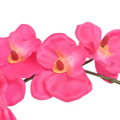 vidaXL Konstväxt Orkidé med kruka 30 cm röd