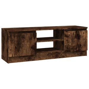 vidaXL TV-b&auml;nk med d&ouml;rr R&ouml;kf&auml;rgad ek 102x30x36 cm