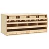 vidaXL V&auml;rprede 4 fack 106x40x45 cm massiv furu