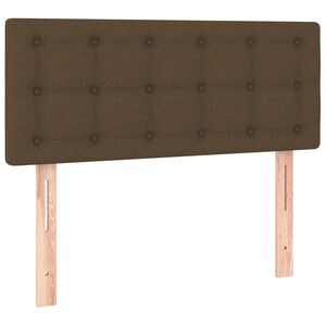 vidaXL S&auml;nggavel m&ouml;rkbrun 80x5x78/88 cm tyg