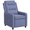 vidaXL Reclinerf&aring;t&ouml;lj Jeansbl&aring; 65 x 93 x 102 cm Tyg