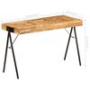 vidaXL Skrivbord massivt mangoträ 118x50x75 cm