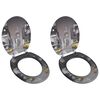 vidaXL Toalettsitsar med lock 2 st MDF New York