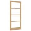 vidaXL Inredningsd&ouml;rr ORKDAL Brun 93 x 211 cm