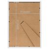 vidaXL Fotoramar 3 st f&ouml;r bord vit 15x21 cm MDF