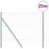 vidaXL St&auml;ngselstolpe Gr&ouml;n 25 x 1,5 m (36 mm n&auml;t) St&aring;l