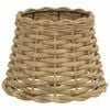 vidaXL Lampsk&auml;rm brun &Oslash;20x15 cm korgmaterial