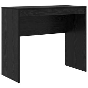 vidaXL Skrivbord Svart Ek 90 x 40 x 76 cm